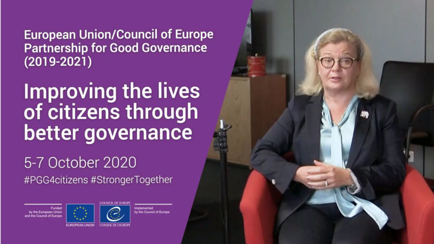 Salla Saastamoinen, Acting Director-General for Justice and Consumers, European Commission on EU/CoE Partnership for Good Governance II